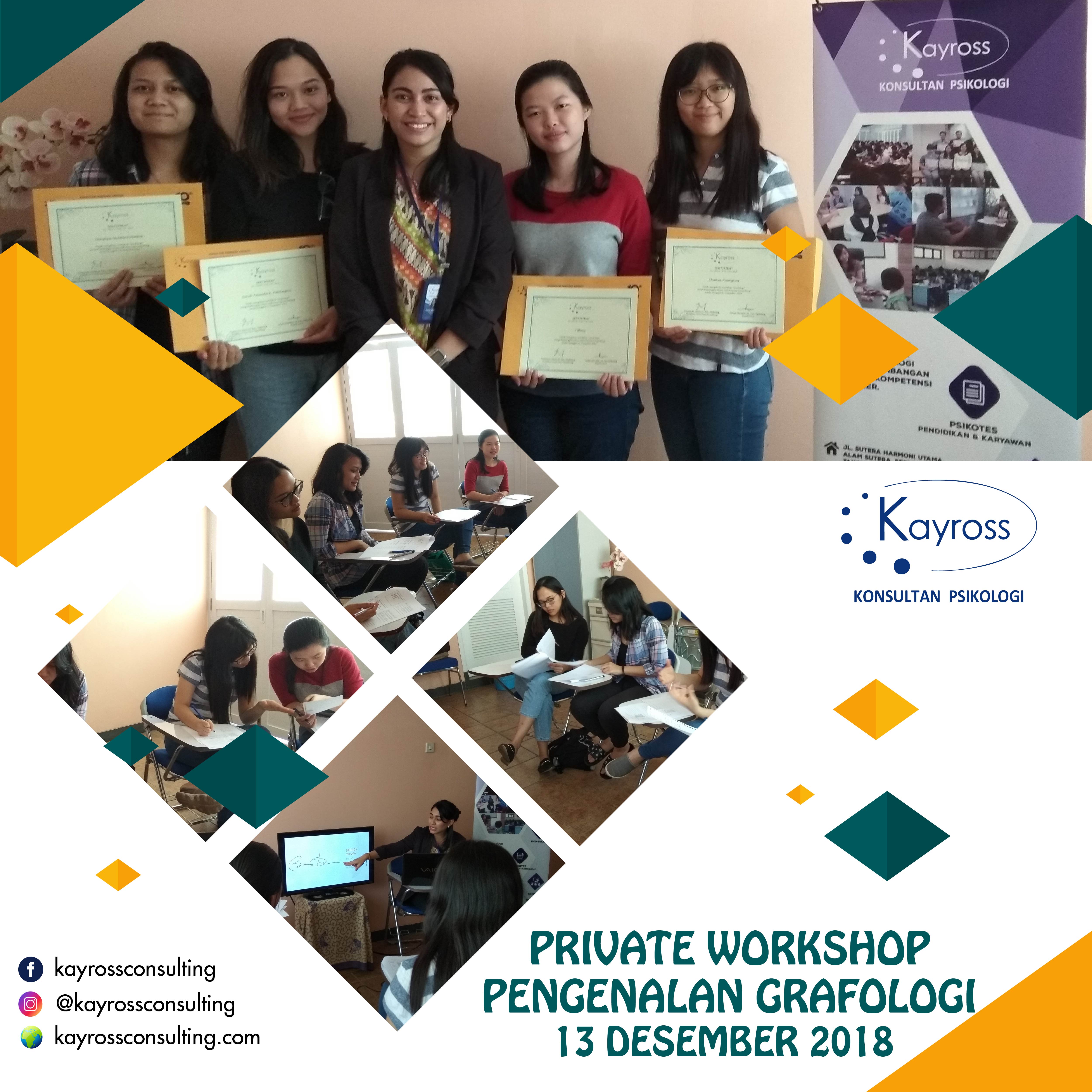 Foto kolase private workshop pengenalan grafologi-02